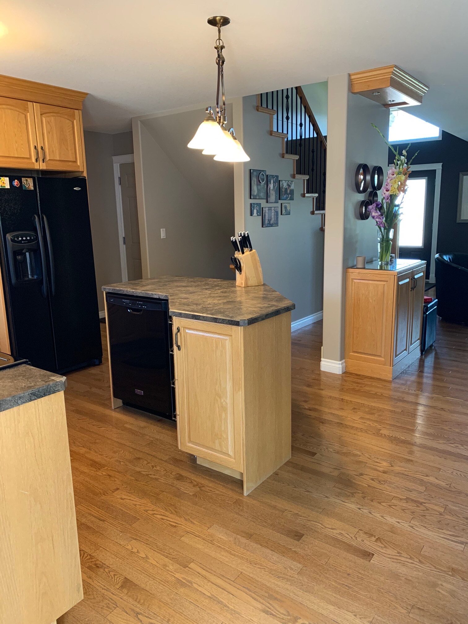 Cloquet Two Tone Cabinet Painting