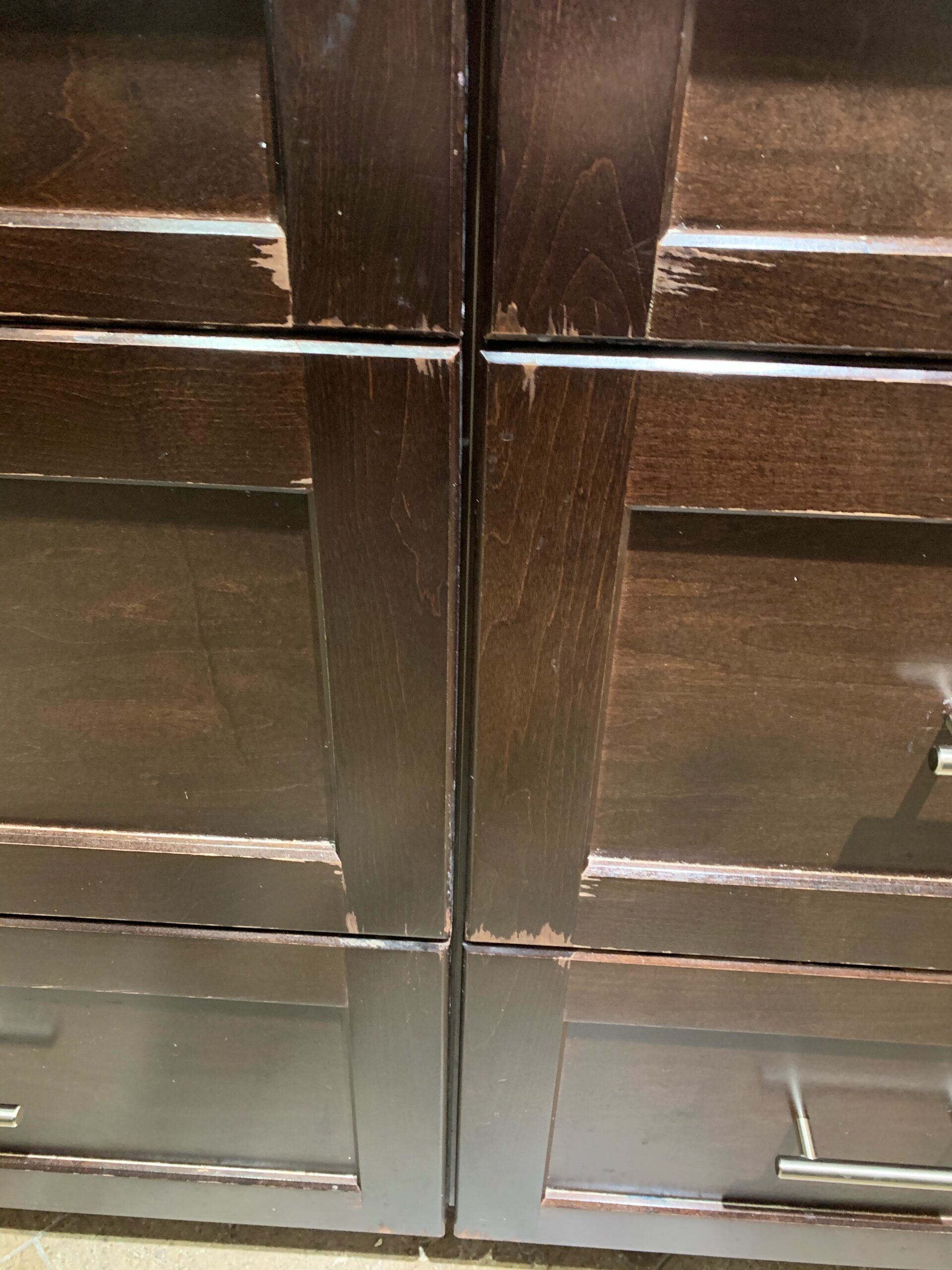 Cloquet Two Tone Cabinet Painting