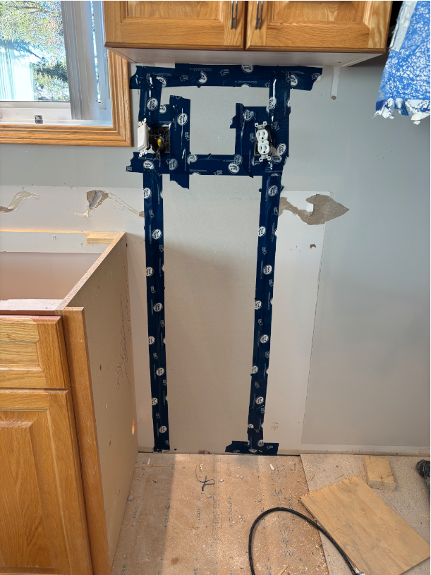 kitchen electrical renovation